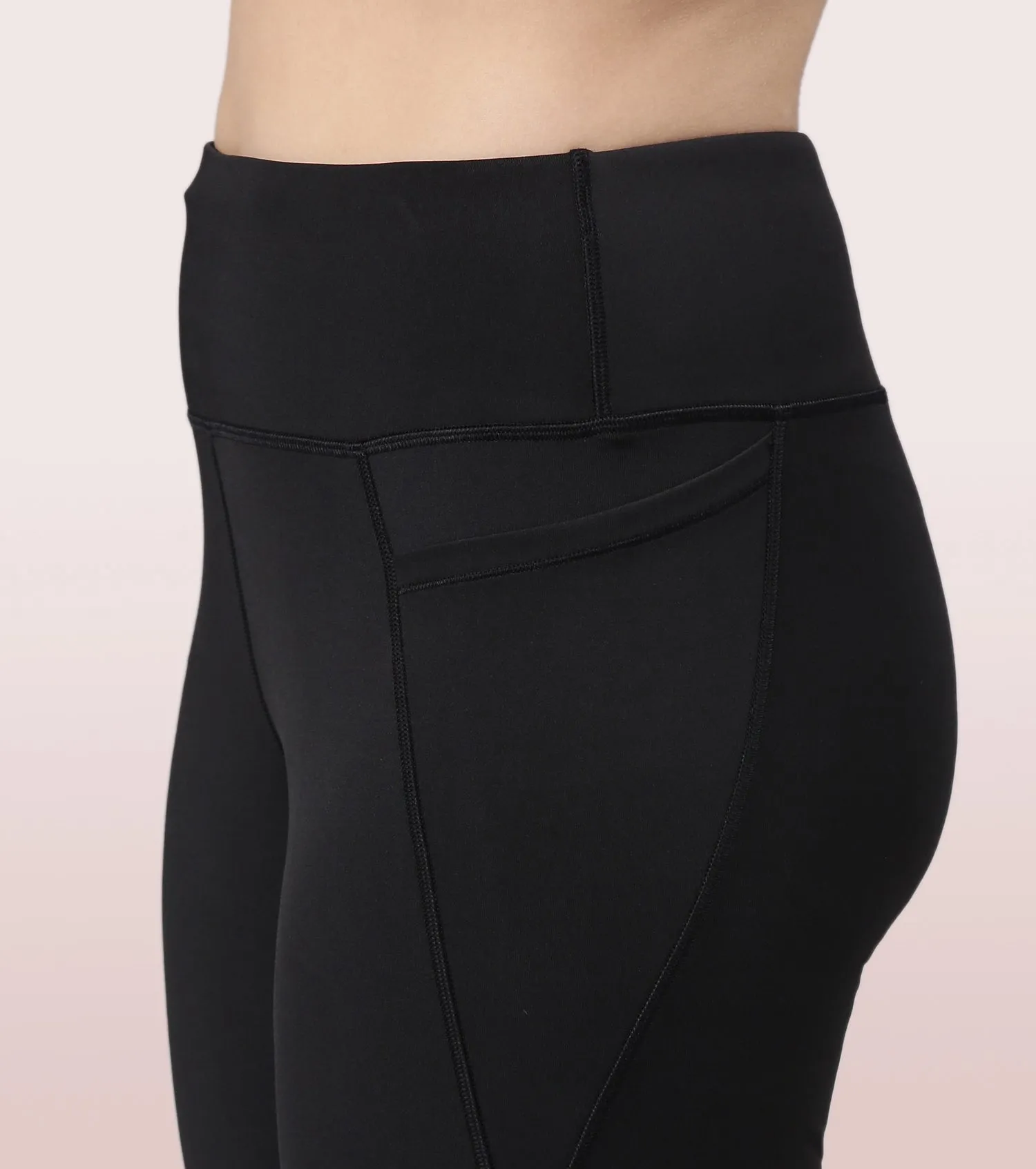 Enamor Boot Cut Active Pant | High Waist Workout Pant For Women | A402 